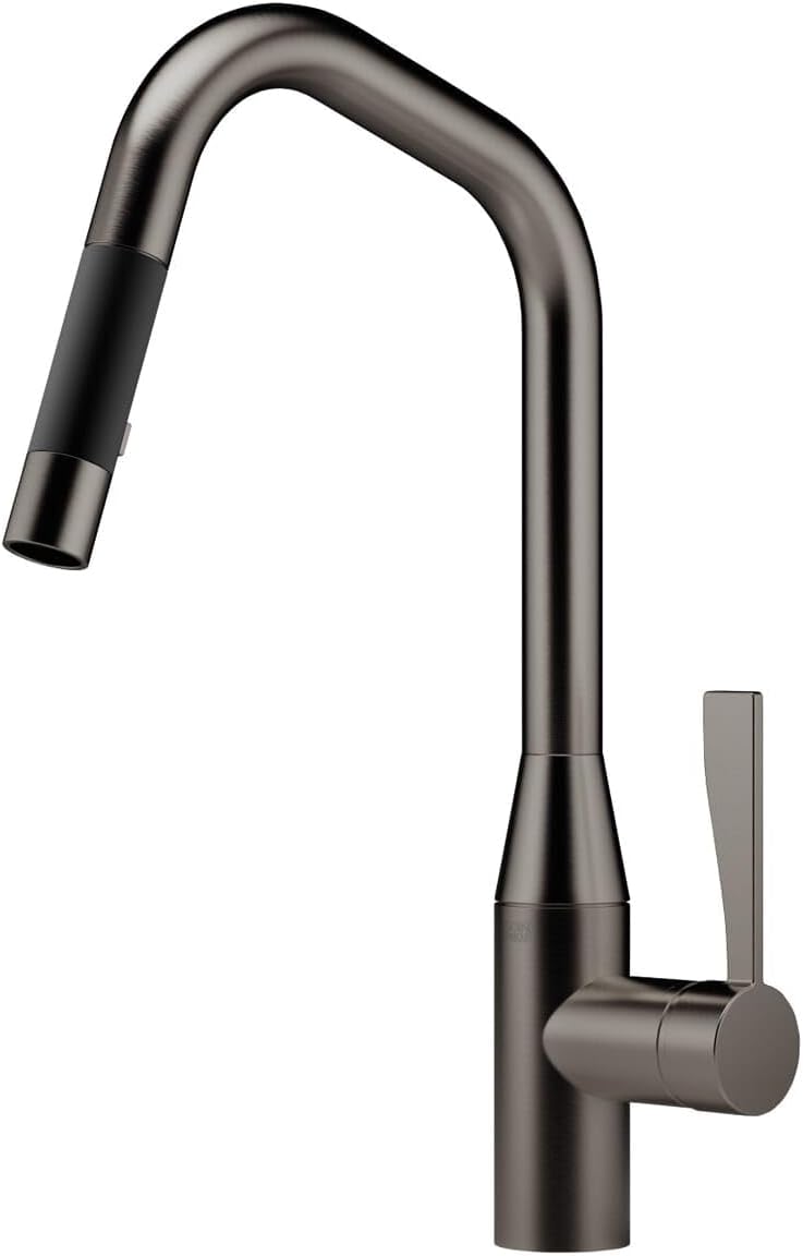 Dornbracht Single Lever Mixer Pull-Down with Spray Sync 33875895-99 Dark Platinum Matt