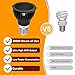 Jugbuy UVB Reptile Light Bulb 10.0, 5W LED High Intensity UV Replacement Lamp Bulbs for Desert Reptiles Bearded Dragons Lizard Tortoise Iguanas Chameleons Snake - 1 Pack