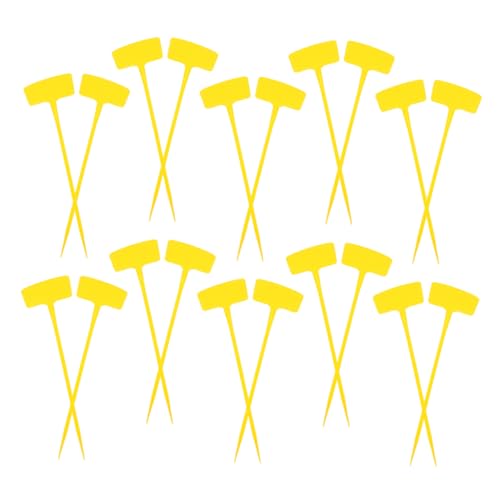 NULYLU 20 Pezzi Cartellini Etichette per Piante Forma Arcuata Marker per Verdure Targhette Decorative per Esterno Facili da Leggere e Resistenti