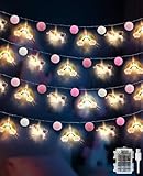 AceList 20 LED Rainbow Unicorn String Lights with USB & Battery Power, Unicorn Party Decorations Fairy Lights for Birthday, Party, Bedroom, Wall, Table, Christmas Décor