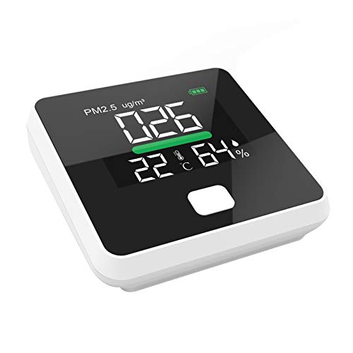 LSRRYD Test Mesurage Testeur de CO2 Détecteur de qualité de l'air Multifonction 3 en 1 Bureau CO2/RH/Temp Moniteur de température et d'humidité pour intérieur