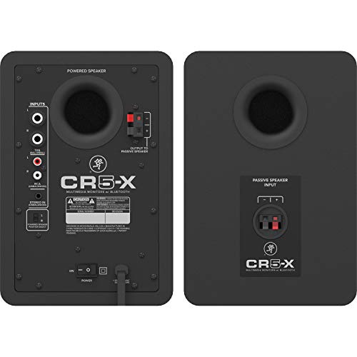 Mackie Cr-X Series, 5-Inch Multimedia Monitors With Professional Studio-Quality Sound - Pair (Cr5-X) Black #TOP2