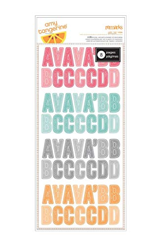American Crafts Amy Tangerine Yes Please Stickers, Life