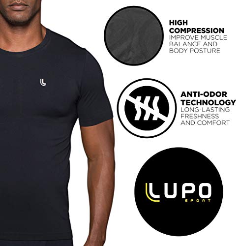 Camiseta Térmica ,Lupo,masculino,Preta ,M