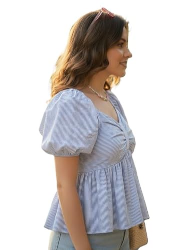 Generic blue cotton top – image 3