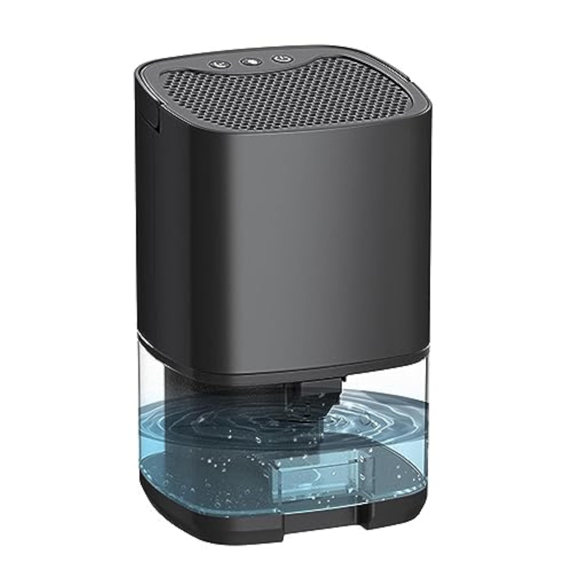 Portable Air Dehumidifier for Bathroom and Laundry, Black