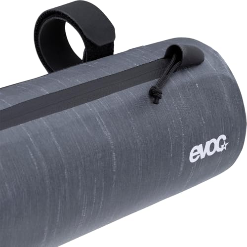 Evoc Handlebar Pack Boa Wp 1,5, Pratica Borsa Da Bici (Moderna Borsa Da Manubrio, Borsa Anteriore Da Bici, Volume: 1,5 L), Grigio Carbonio - 3