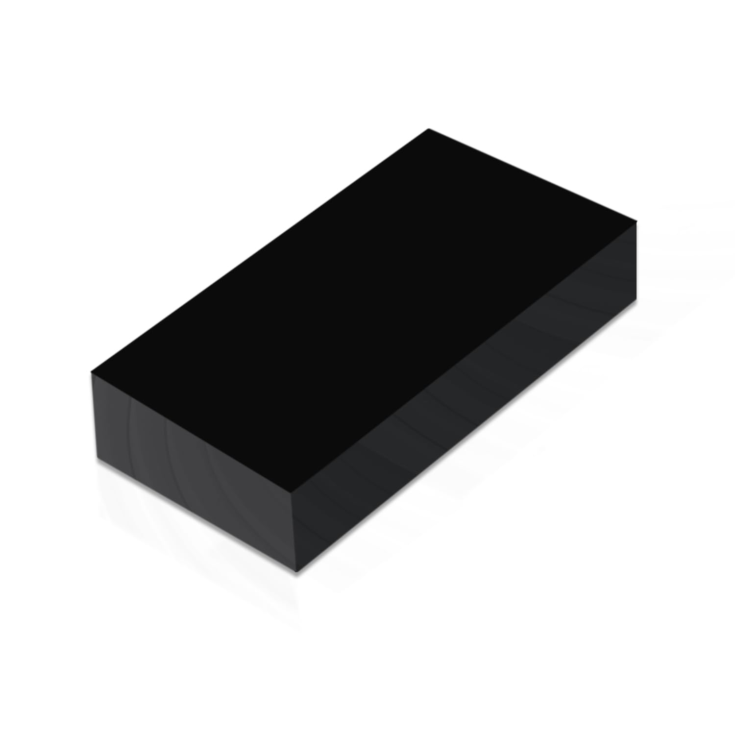 HDPE Plastic Sheet - Black Block for DIY Projects -1 HDPE Plastic Sheet - Black Block for DIY Projects -1