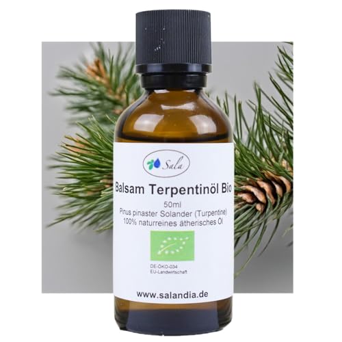 Sala Terpentin&ouml;l Balsam Kiefernharz &auml;therisches &Ouml;l naturrein bio 50 ml