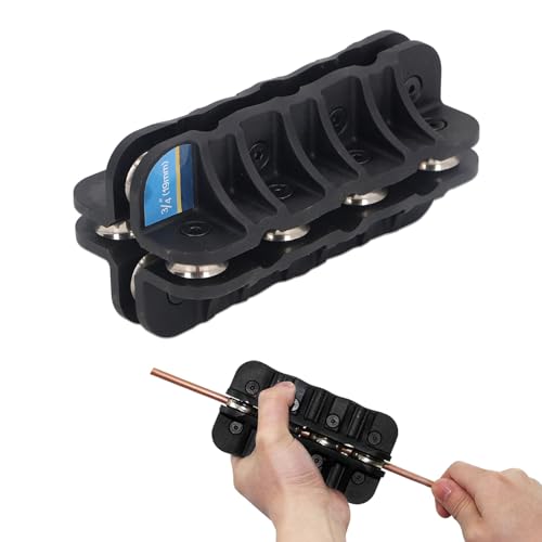 3/4in Tubing Straightener, Handheld Copper Tubing Straightener, Portable Pipe Straightening Tool for Steel Stainless Stell, Copper