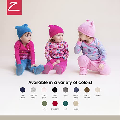 Zutano Unisex Baby Fleece Hat, Winter Baby Hat For Boys And Girls, Cold-Weather Baby Gear, Infant Cap, Cream, 3M #TOP3