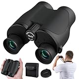 Aurosports 16x32 Compact Binoculars for Adults and Kids - High Powered Small Binoculars with Low Light Vision - Easy Focus Lightweight Binoculars for Bird Watching Hunting Travel Hiking