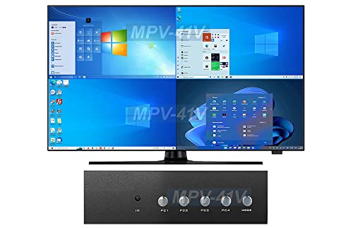 4-Channel Quad VGA Video Multi-Viewing Multiplexer with IR Remote - Thumbnail 3