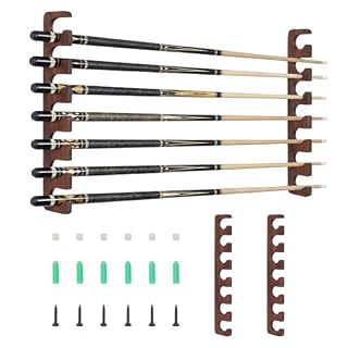 Nbeads porte-queue mural bois brun coco pour 7 queues