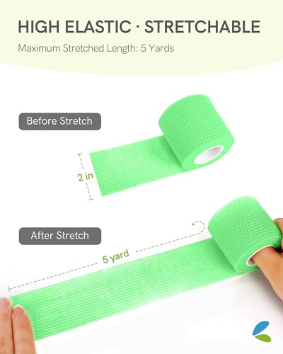 Image of FriCARE Self Adhesive Bandage Wrap, Medical Tape in First Aid Kit