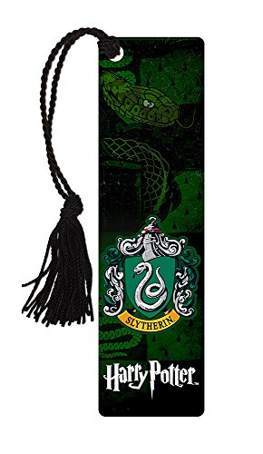 Harry Potter - Hogwarts House - Slytherin - Glossy Bookmark with Tassel for Gifting and Collecting