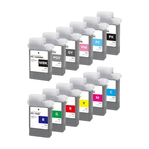 Cartouche d'encre PFI-106PM magenta photo pigment pour imprimante grand format Canon iPF6400