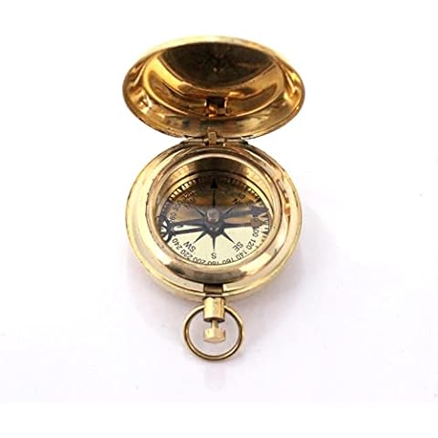 Collectibles Buy Retro Look Brass Compass Décor Brass Cover