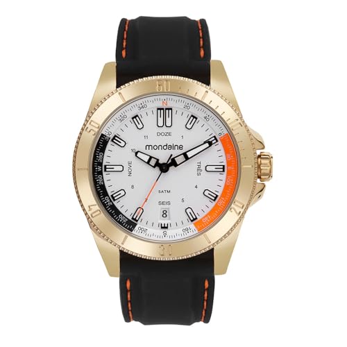 Mondaine Relógio Masculino Com Calendário Preto