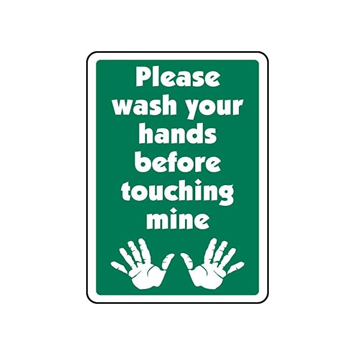 Buy Please wash Your Hands Before Touching Mine.Sign Board Water Proof ...