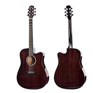 MLOPPTE Guitare,41 pouces guitare acoustique haute brillance placage d’acajou massif Guitarra 6 couleurs rouge bleu vert… - Les Beatles, Paul McCartney, John Lennon, RIngo Starr, George Harrison