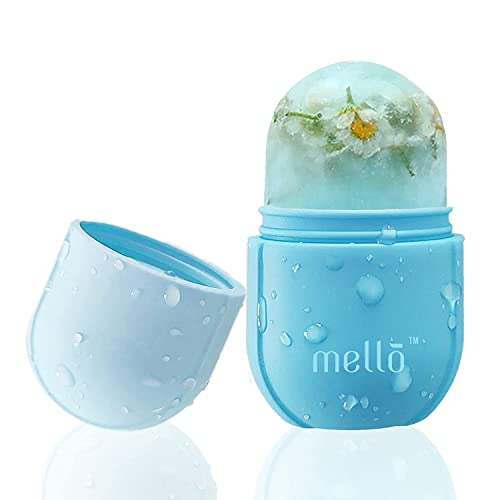 Image of MELLO Ice Roller for Face, Ice Roller for Face Massager, Face Ice Roller to Enhance Skin Glow, Shrink & Tighten Pores, Reusable Facial Ice Roller(Blue)