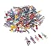 Harilla 20 PCs Model Trains Architectural 1:100 Scale Painted Figures HO N TT Scale Standing People for Miniature Scenes