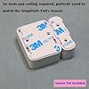 UESGSEIZO Double-Sided Adhesive Replacement for SimpliSafe Entry Sensors – 60 Pre-Cut Tape (30 for Sensors, 30 for Magnets) – Durable & Dependable Bond for Secure, Long-Lasting Hold