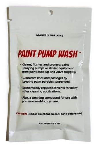 Paint Pump Wash - Paint Sprayer Cleaner - Makes 3 Gallons