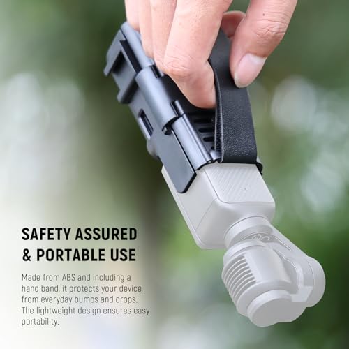 Image of NEEWER Basics Protective Case with Hand Strap, Compatible with DJI Osmo Pocket 3, Pocket 3 Creator Combo Accessories, Extension Handle, Housing Extension Frame, Cold Shoe, Type C Port, SD Card Slot
