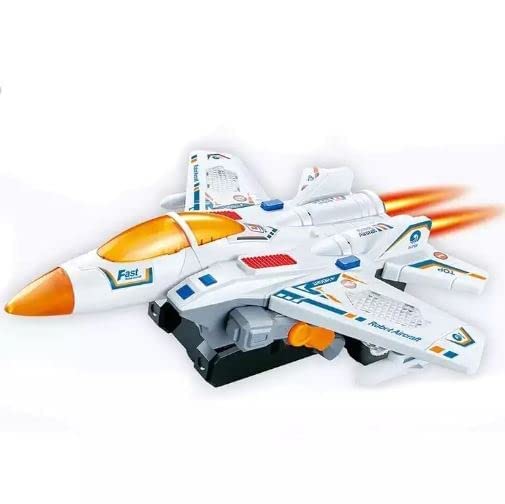 Buy Dhairya D Enterprise Bump and Go Transforming Aircraft to Robot Toy