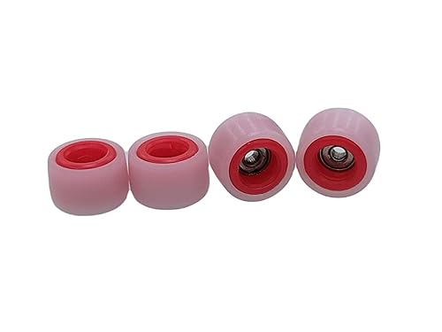 Miniatura 3 de Pro Fingerboard Wheels Capa interior de núcleo de color  Ruedas de patineta mini dedo con rodamientos ultra giratorios, 0.307 in x 0.189 in, capa