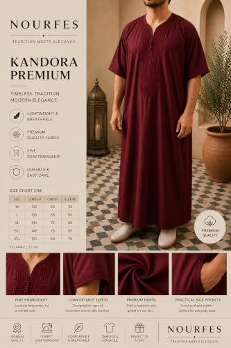 Ropa islámica hombres ideal para la oración de Eid 4