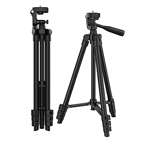 Tripé Profissional Preto Com Rotação 360 Universal Para Câmera E Celular 1,20 PREMIUM ONYK (PRETO)