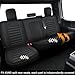 JIAMAOXIN Seat Covers for Ford F150 2009-2025 2026 - F250/F350/F450 2017-2025 2026: 5 Seat Full Set Faux Leather Truck Seat Covers Car Cushion (Black)