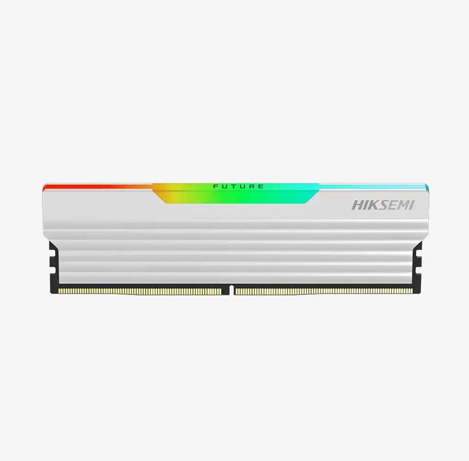 Memória RAM DDR4 Hiksemi Future RGB Branco 3200MT/s CL18 8GB HSC408U32F4 8G