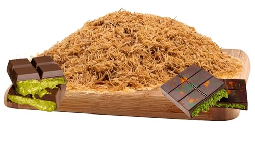 Kataifi Shredded Fillo Phyllo Dough, Baked Kataifi Pastry, Ingredient of Dubai Chocolate Pistachio Bars, Knafeh, kadayif for Pastries, Milky Desserts (5.3 Oz)