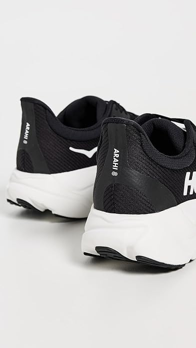 Image of HOKA Men's Clifton 9 Sneaker (Black-White-1, US Footwear Size System, Adult, Men, Numeric, Wide, 9.5)
