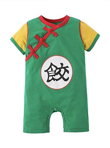 Image of ELSKY Toddler Kid Baby Boy Girl Goku Dumpling One Piece Jumpsuit Romper Clothes