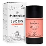 Störtebekker® Premium Deostick Tortuga - Erfrischender Deodorant Stick für Herren - Deostift für langanhaltende Frische - Männer Geschenkidee - Made in Germany - 75gr Deo Stick