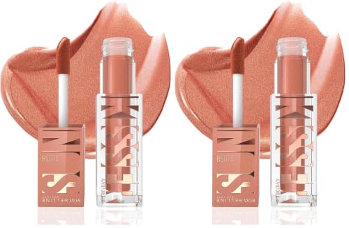Image of Maybelline New York Sunkisser Highlighter + Blush, 08 Shades On (Pack of 2)