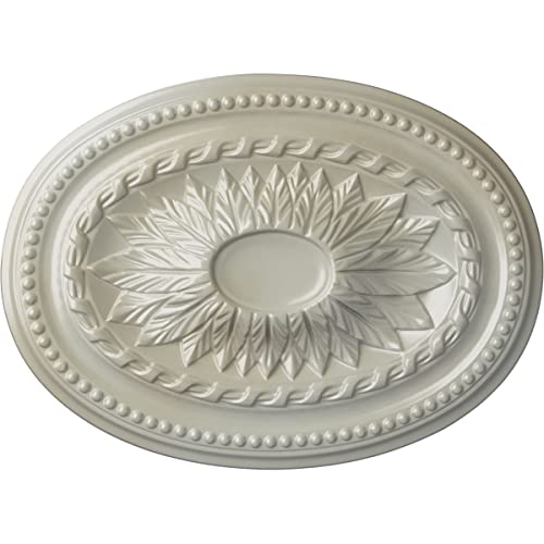 Ekena Millwork CM18SAFBS Saverne Ceiling Medallion, Flash Blue