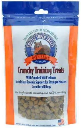Grizzly Crunchy Training Treats Smoked Salmon (5 oz)