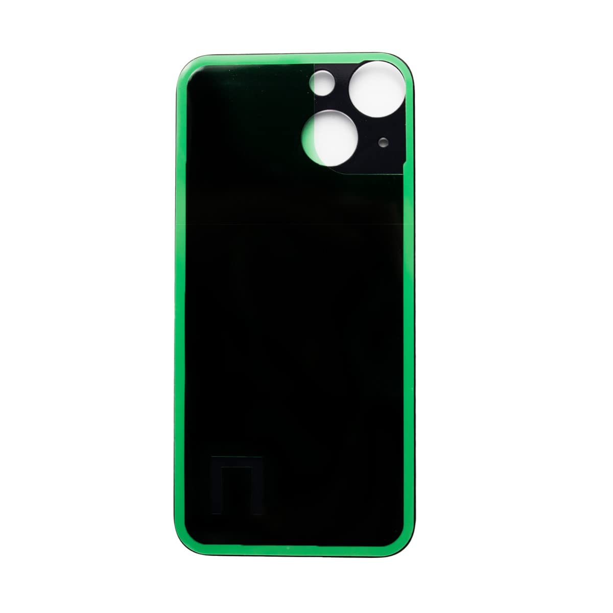 Vitre Arrière Pour IPhone 13 Mini - Couleur Minuit Noir - Avec Adhésif - Compatible