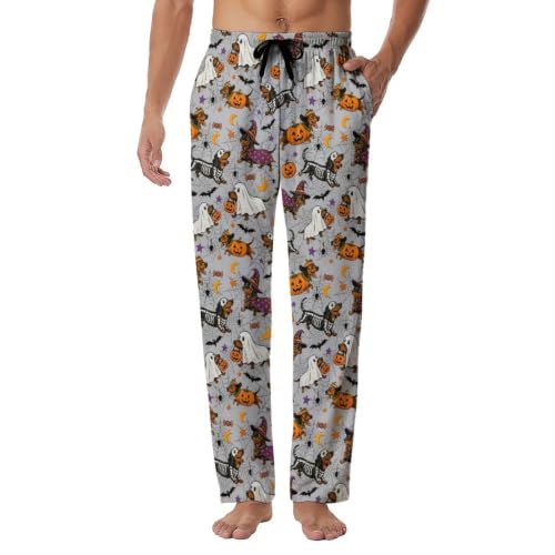 UOER Funny Men's Pajama Pants Novelty Sleep Pants for Men with Pocket