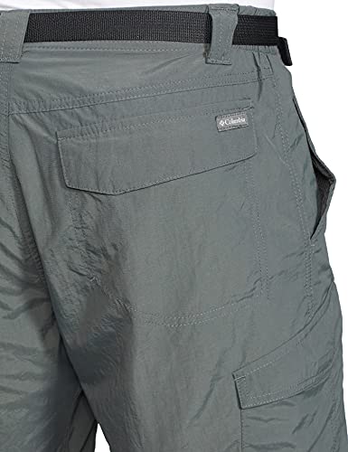 Image of Columbia Men's Regular Fit Shorts (AM4723 Cypress Heather Camo Print 40)