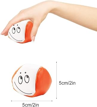 Juggling Balls, 5 Pack Soft Juggling Balls for Beginners Juggle Balls Bulk Set for Juggler, Kids and Adults