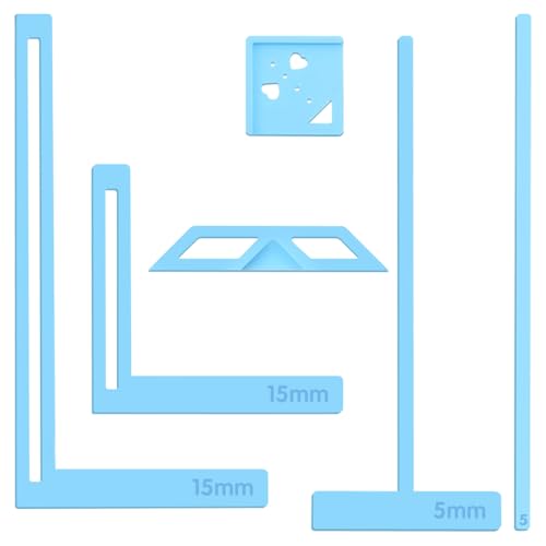 6 herramientas de encuadernación, plantilla de plástico con forma de diario azul, kit de encuadernación de calendario, separadores para crear diarios, libros para principiantes y cuadernos
