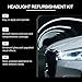Automotive Headlamp Restoration Fluid Oxidized Kit,Headlight Restoration Kit, Professional Car Headlight Cleaner and Restorer Kit, Multifunctional Car Headlamp Polishing for All Vehicle Types