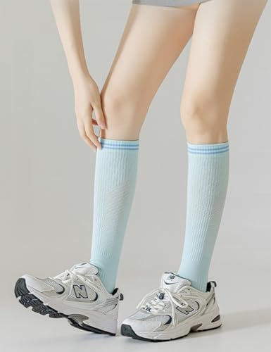 High Performance Cushion R L Socks for Women Unisex Athletic Compression Knee High Running Sports Gym Ballgame3